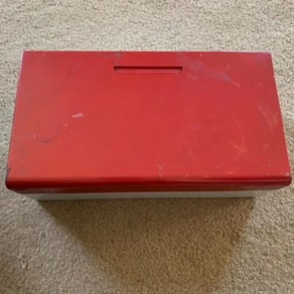 The American Home Menu Maker Vintage Metal Recipe Case